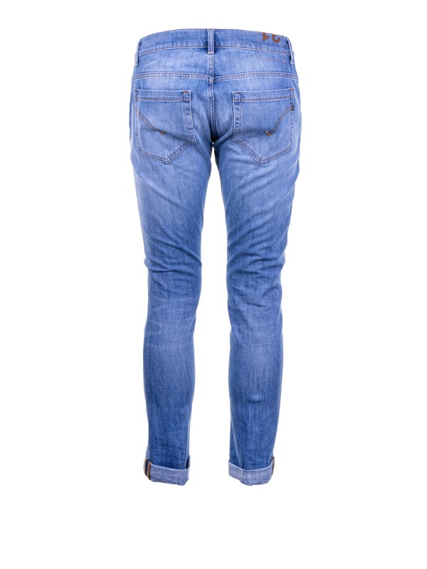 Men's Jeans in Light Blue Denim