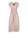 Pleated Short Sleeve Dress