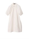 Women's long dress optical white