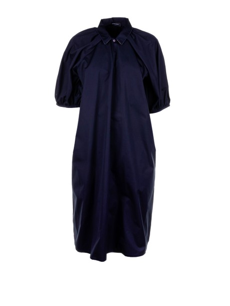 Women's long dress navy blue
