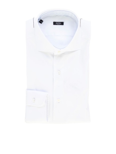 White Stretch Men's Shirt
