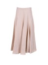 Women's long skirt with pleats