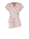 Women's sand shirt with belt