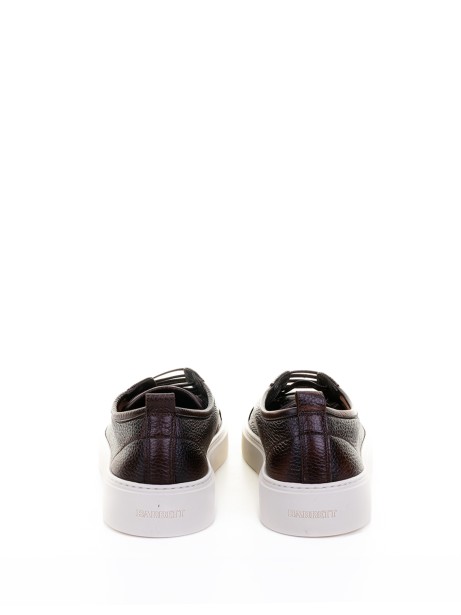 Sneaker marrone in pelle