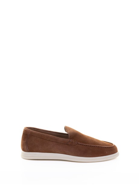 Brown Suede Loafer