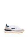 Running sneakers in nylon and suede