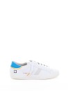 Hill Low Sneakers in Leather and Blue Heel