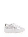 Sneakers Hill Low platform in pelle platino