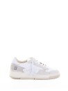 Sneakers Torneo white beige in leather and suede