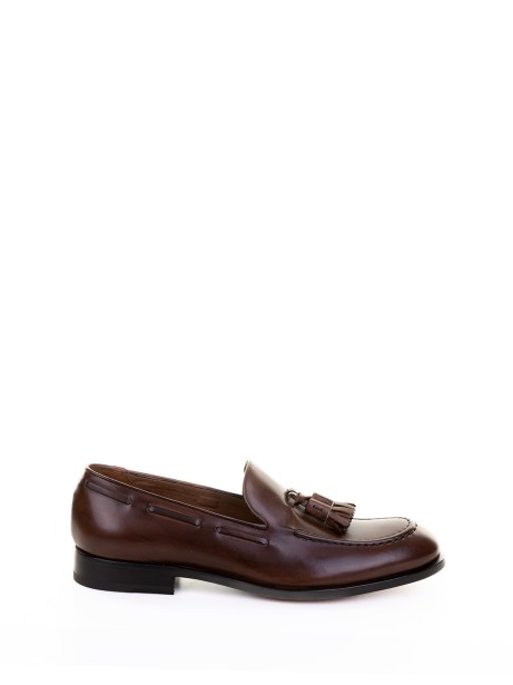 Leather Moccasin with Tassels