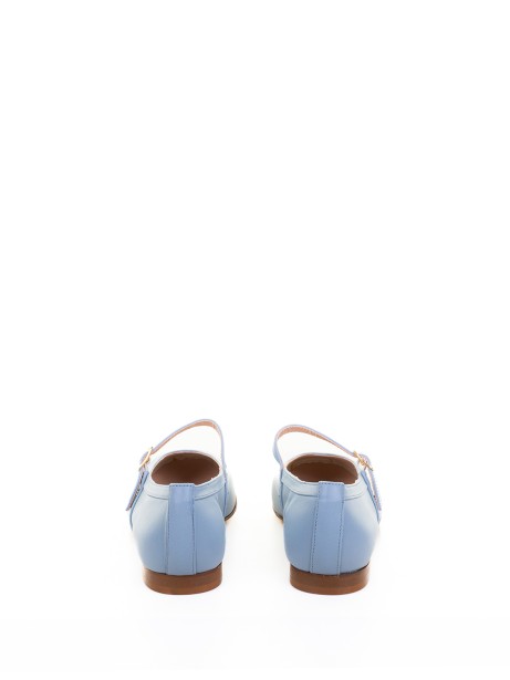 Ballerina light blue with strap