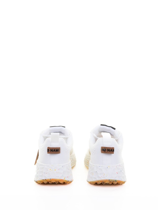 White Fabric Sneaker