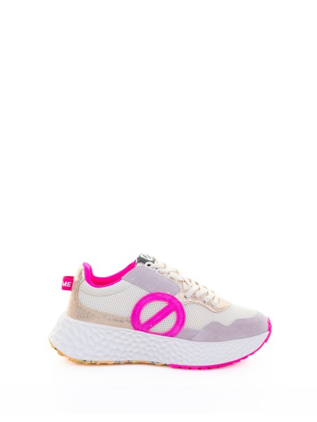 Fuchsia Fabric Sneaker