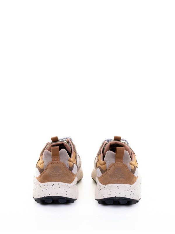 Sneaker Yamano salvia in nylon e suede