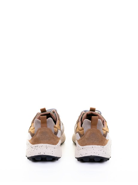 Sneaker Yamano salvia in nylon e suede