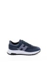 Sneaker Hyperlight blu uomo in suede