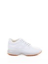 Interactive women's leather sneaker
