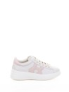 White pink women's Rebel sneaker