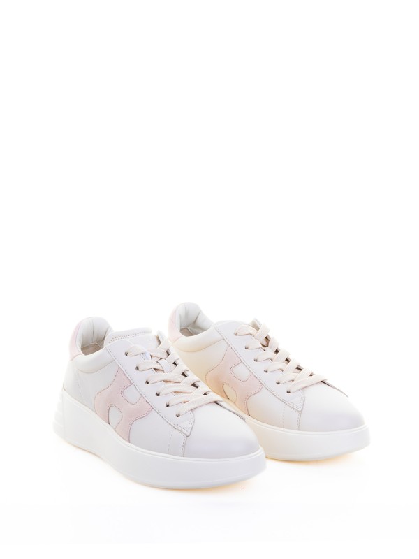 White pink women's Rebel sneaker