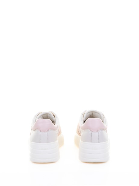 White pink women's Rebel sneaker