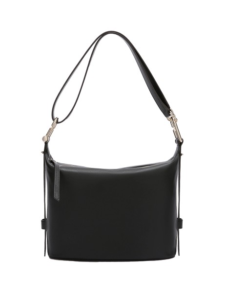 Shoulder Bag M in black leather