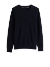 Pullover with honeycomb texture