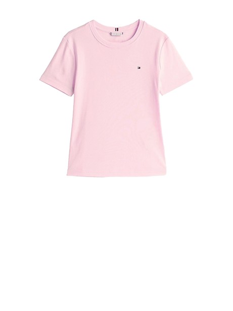 Pink slim fit t-shirt