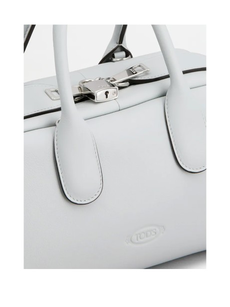 Borsa doppio manico in pelle con tracolla