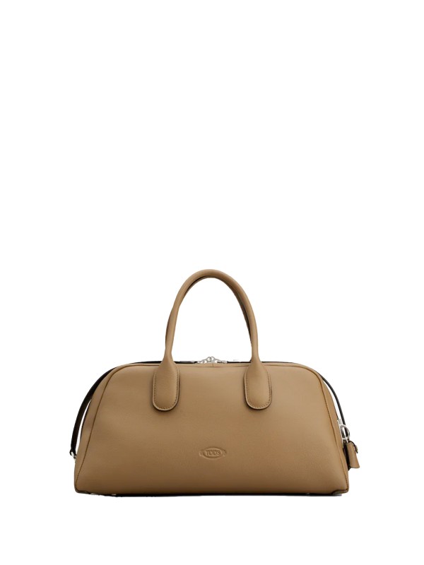Borsa doppio manico in pelle con tracolla Borsa doppio manico in pelle con tracolla