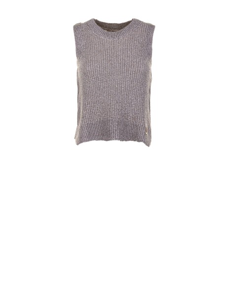 Dove Grey Knit Vest