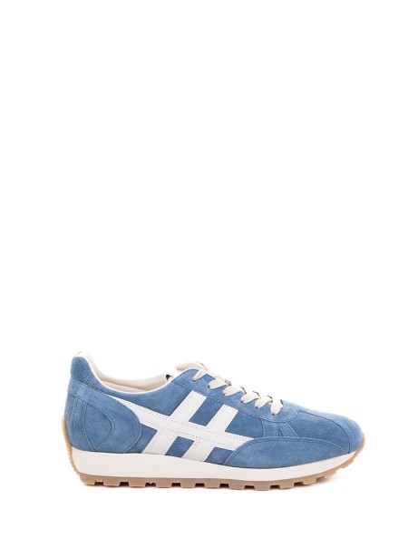 Sneaker H671 light blue in suede