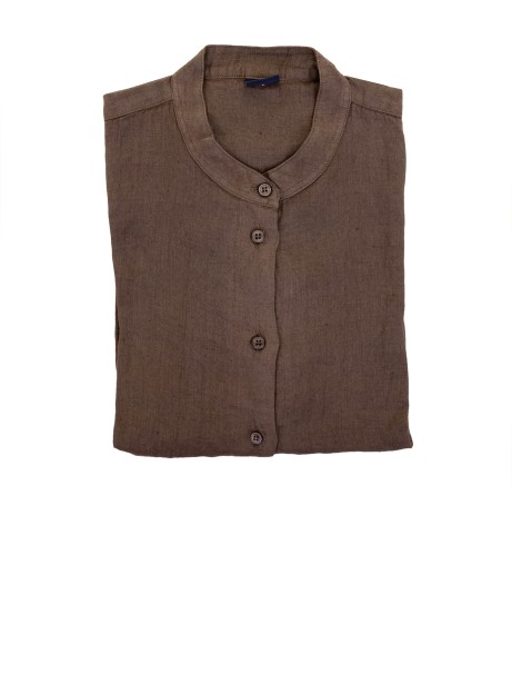 Brown Cotton Shirt