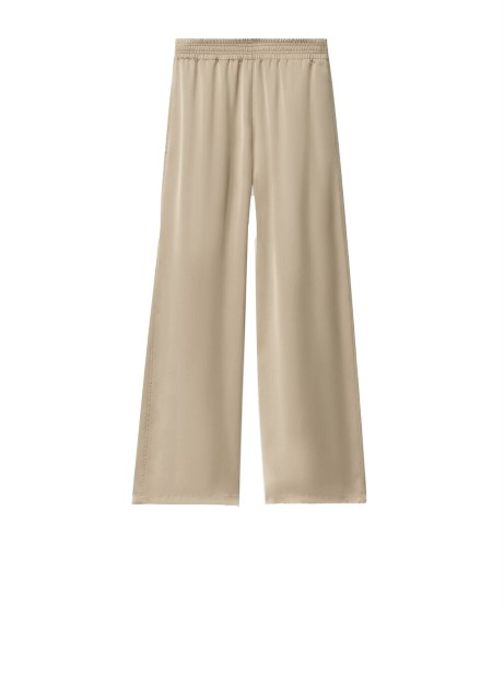 Pantalone morbido greige