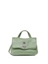Postina Daily Baby Handbag in Green Leather