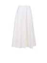 White Wide Skirt Women
