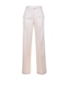 High-waisted jersey trousers