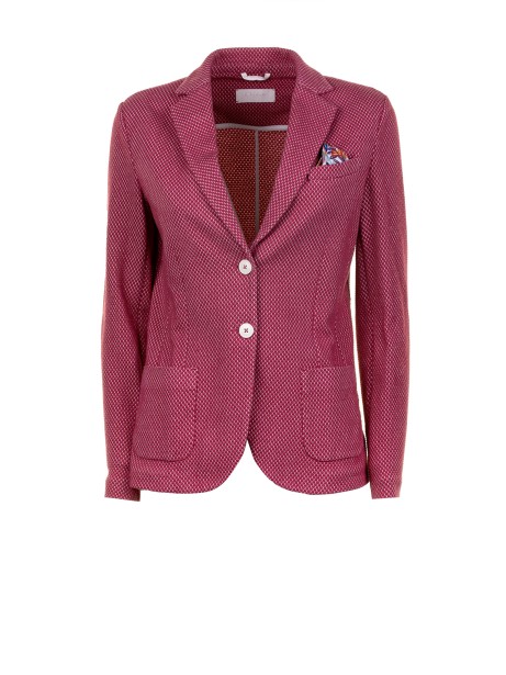 Magenta Single Breasted Jacket