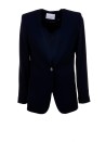 Blue Single Breasted Jacket