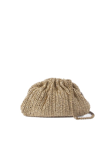 Raffia Crochet Clutch