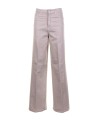 Pantalone a vita alta beige