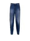 Women's High Waist Jeans in Blue Denim