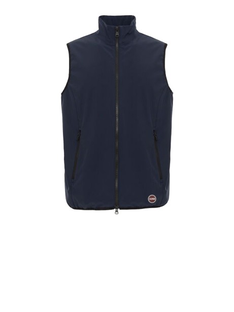 Smanicato gilet blu uomo