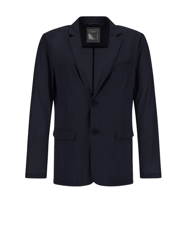 Blue Single Breasted Jacket