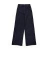 wide jeans in blue denim