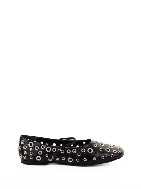 Mary Jane Flats with Eyelets