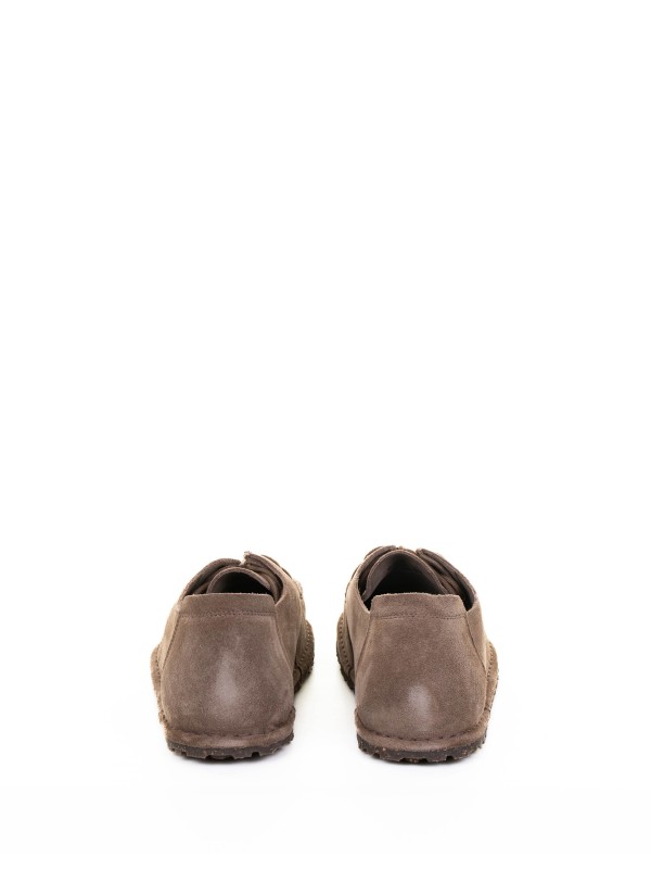 Utti Lace Moccasin in Taupe Suede