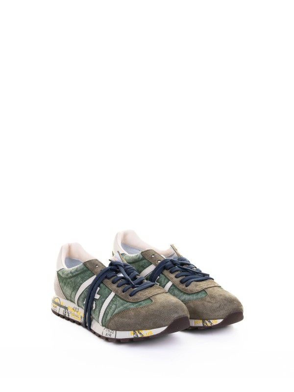 Sneaker Lucy 7256 uomo verde militare
