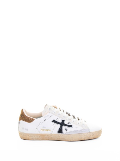 Sneaker Steven 6664 bianco gold donna