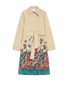 Floral Print Dress with Belt
