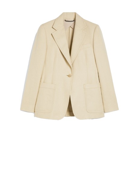 Single Breasted Jacket Sand